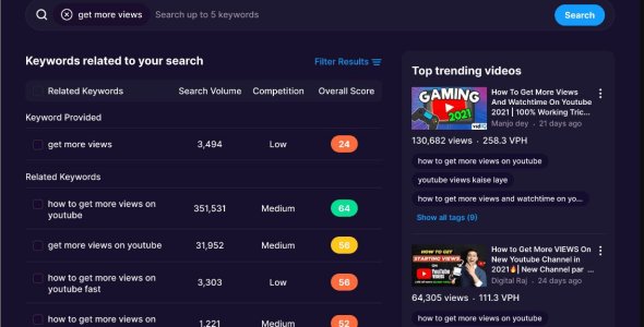 VidIQ Vision for YouTube Enterprise 3.74.3 (2024)