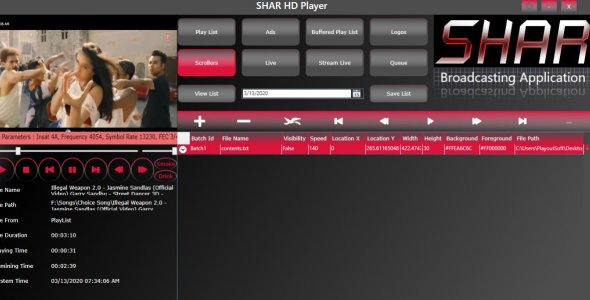 SHAR HD Player Playout Software Cracked Latest