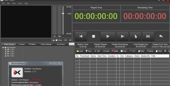 Xeus Playout Broadcast Software V2.7.3 With Crack