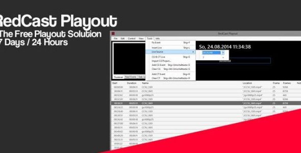Red Cast One Time Playout Software Download
